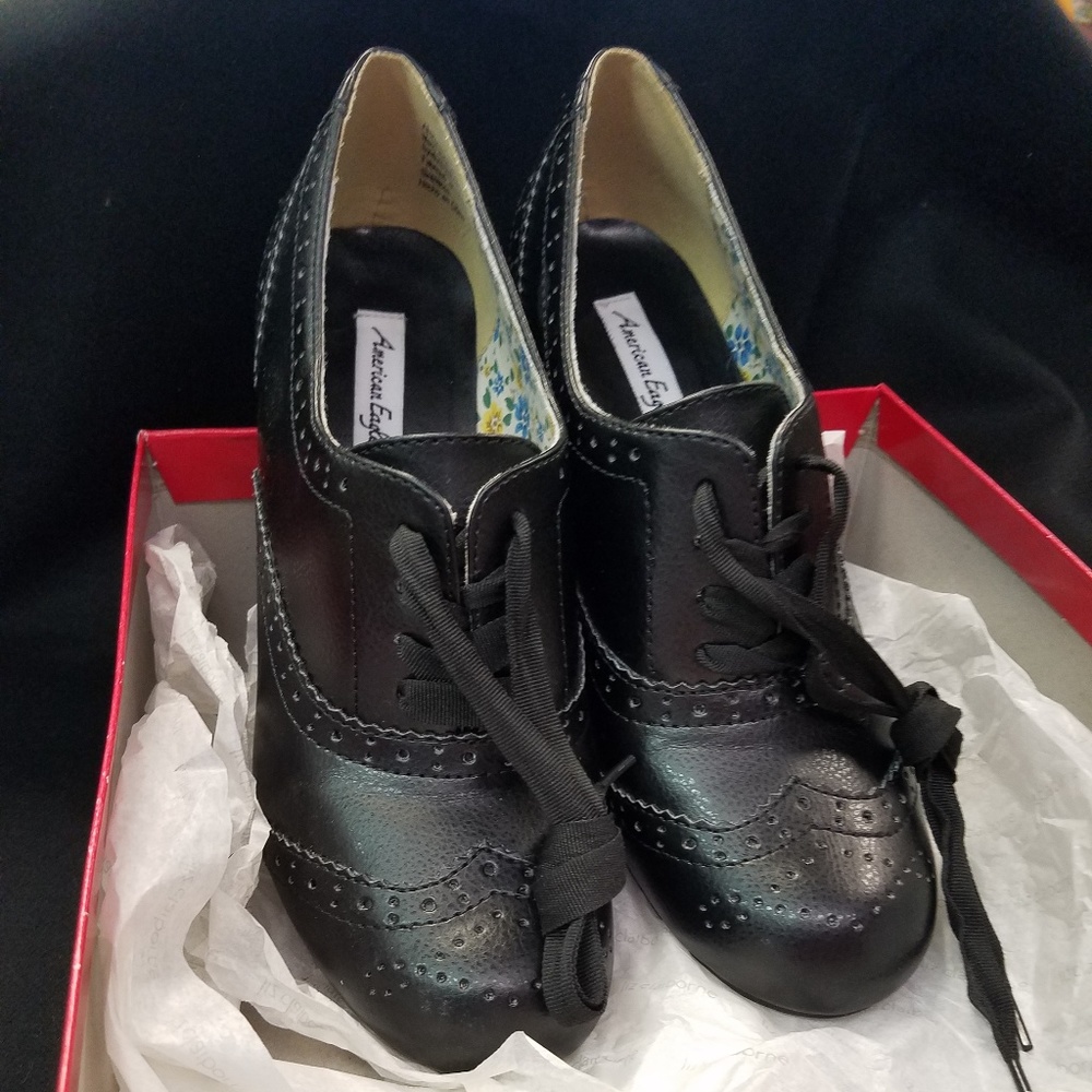 American Eagle Black Ankle Boot